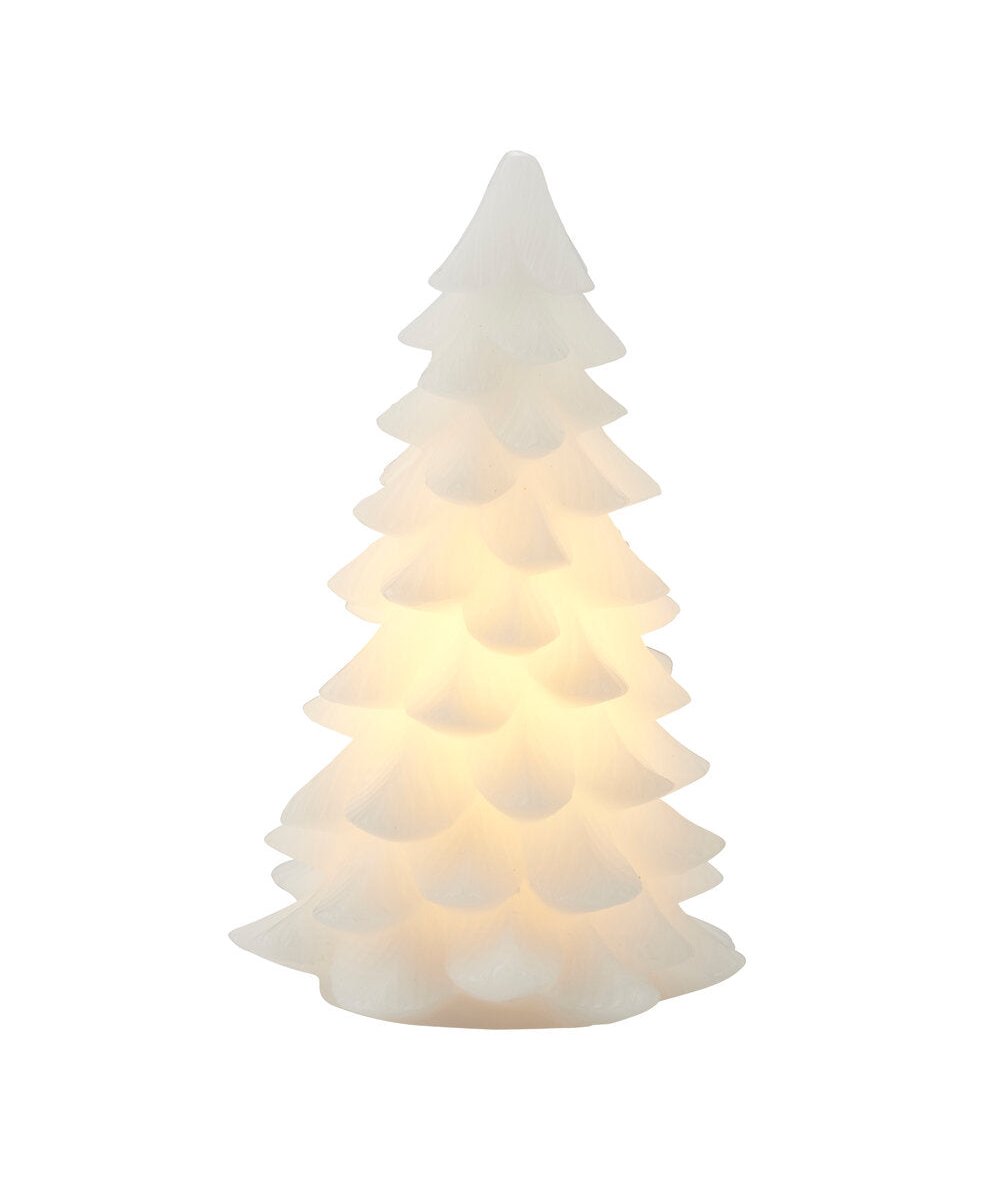 Carla juletræ, hvid - H19 cm.